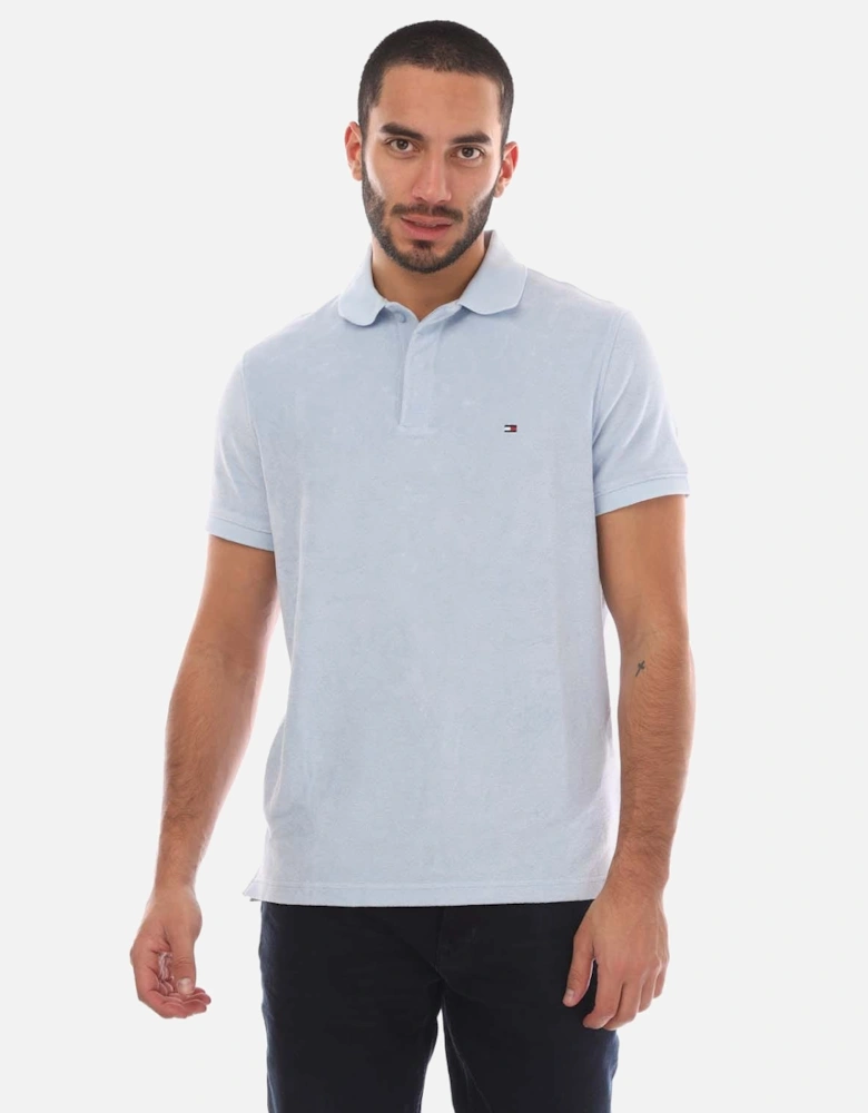 Micro Towelling Regular-Fit Polo Shirt