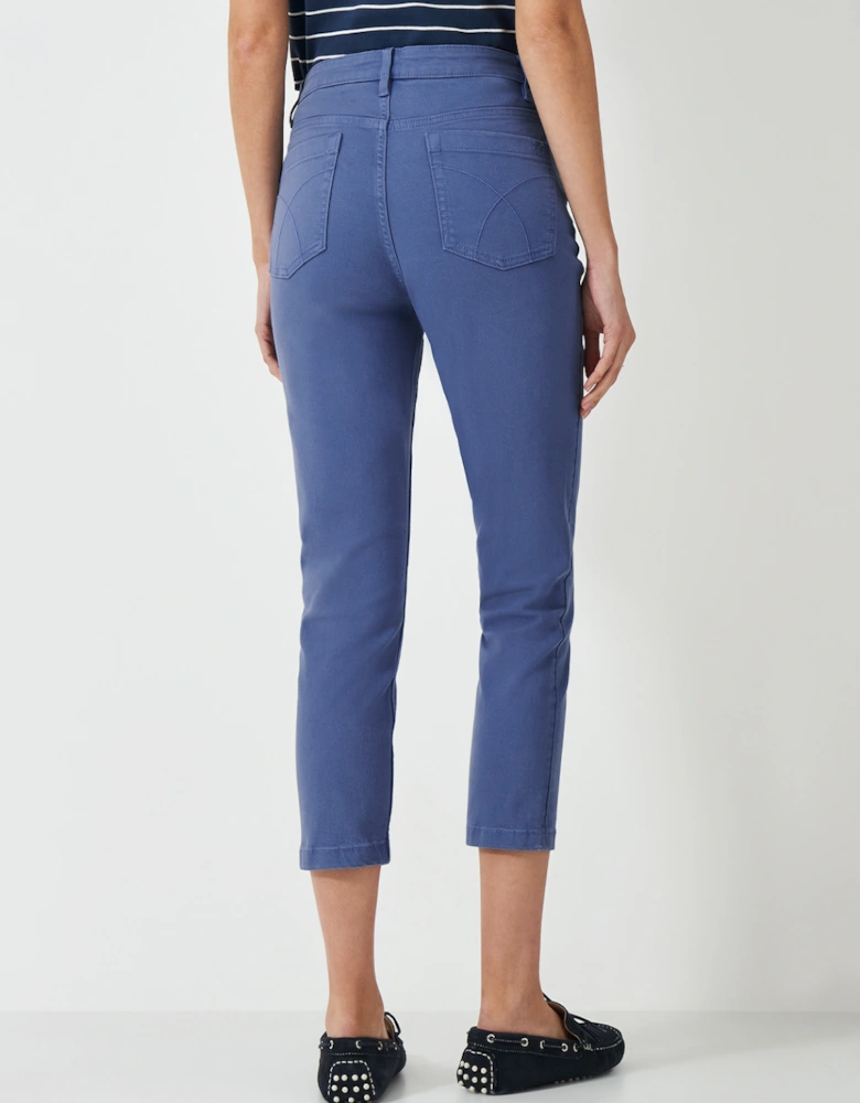 Women's Cropped Jeans Blue