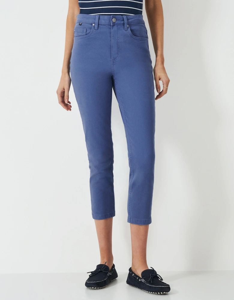 Women's Cropped Jeans Blue