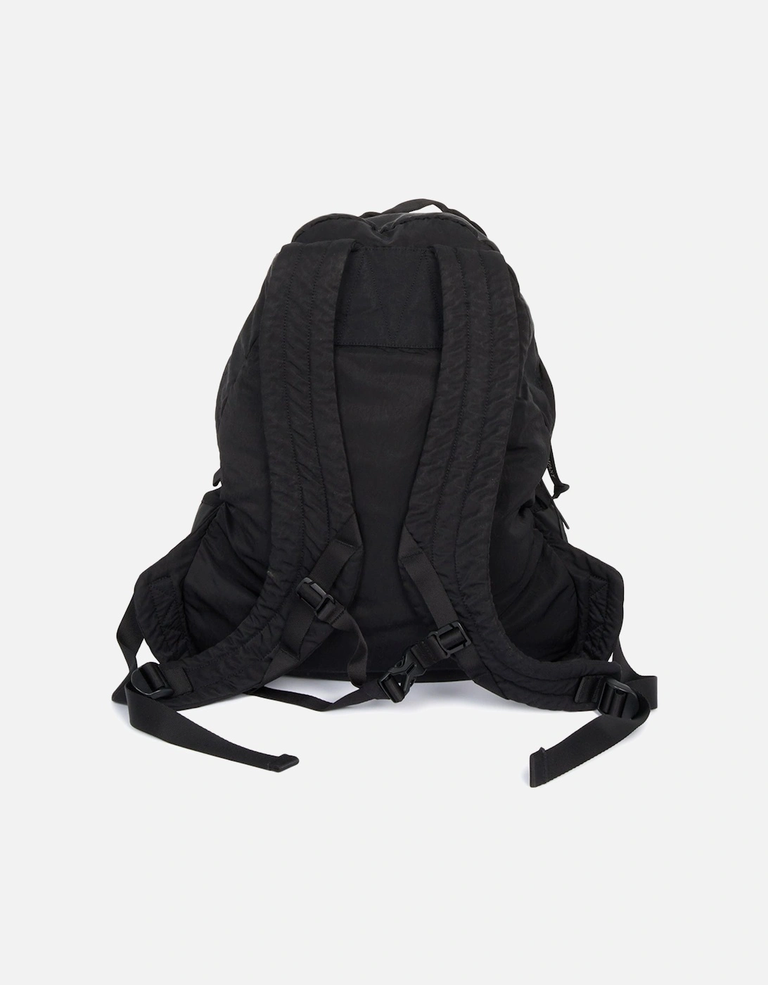 Nylon B Rounded Backpack Black