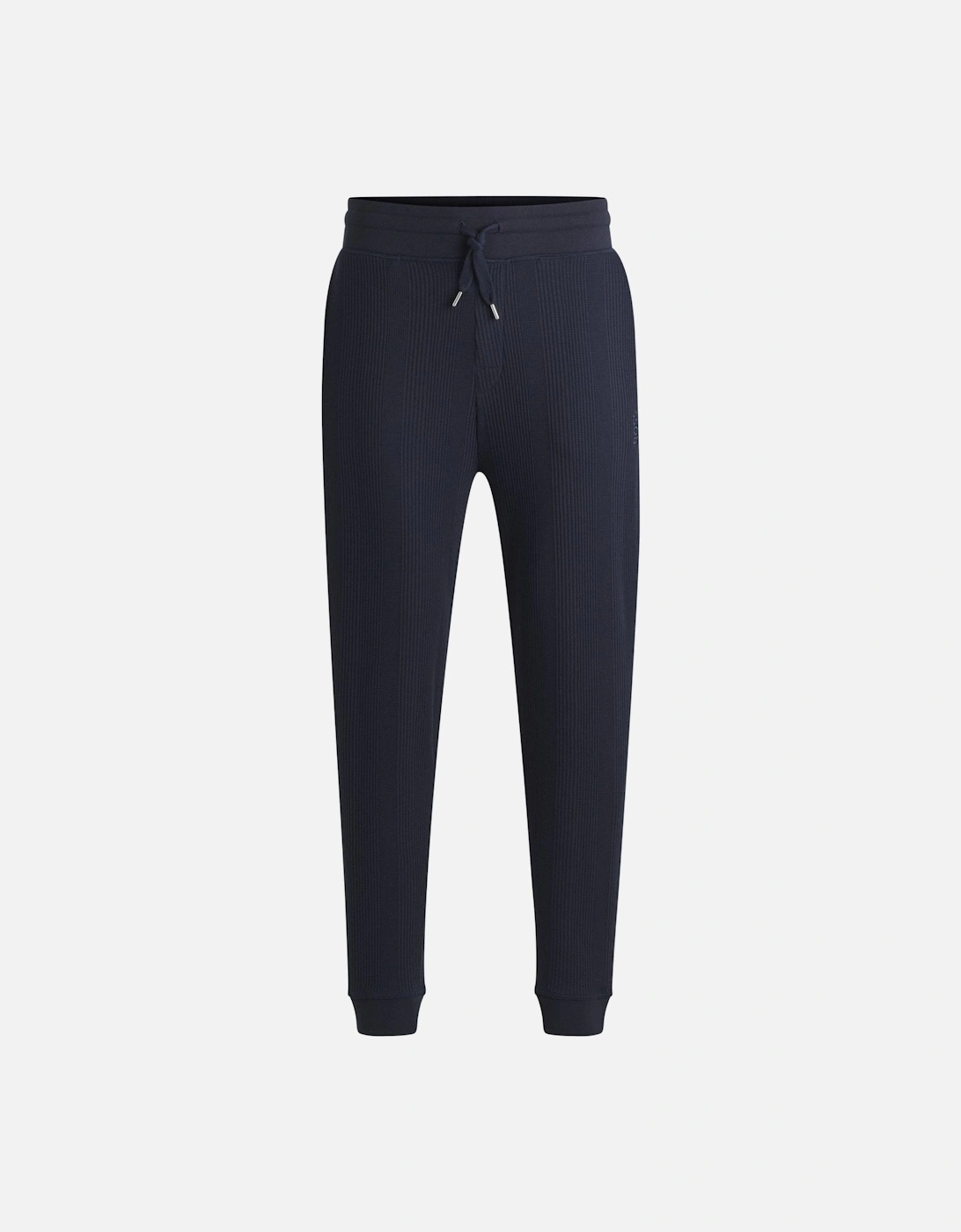 Waffle Structure Jogging Bottoms, Dark Blue, 6 of 5