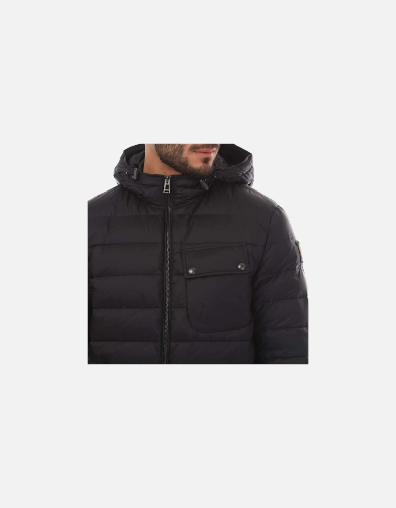 Down Filled Nylon Streamline Jacket