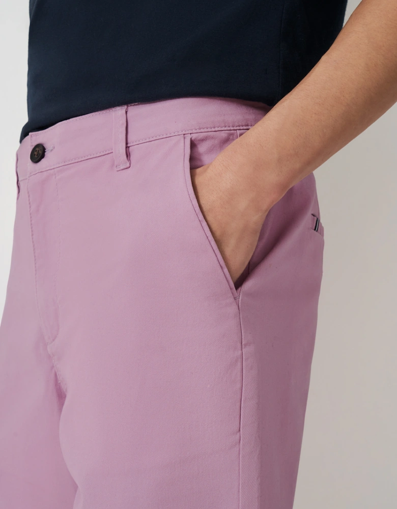 Men's Bermuda Chino Stretch Short Mauve Mist