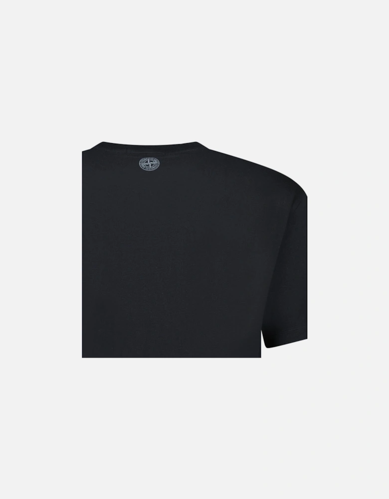 24/2 'Optical One' Print T-Shirt Black