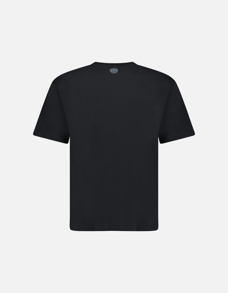 24/2 'Optical One' Print T-Shirt Black