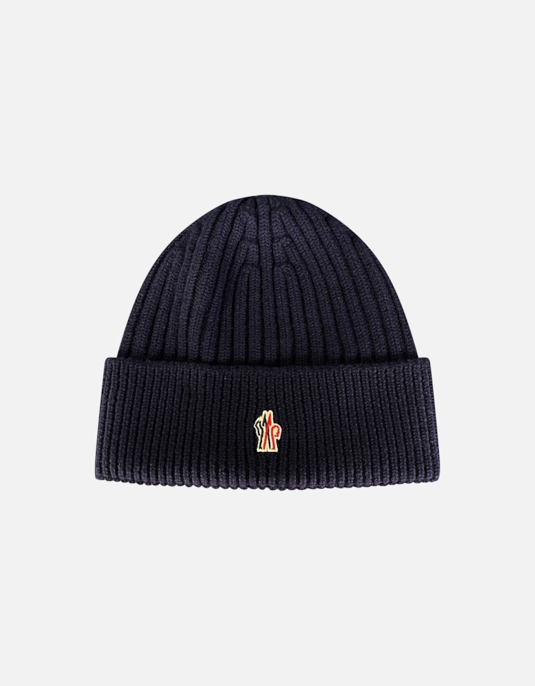 Grenoble Wool Beanie Hat Night Blue