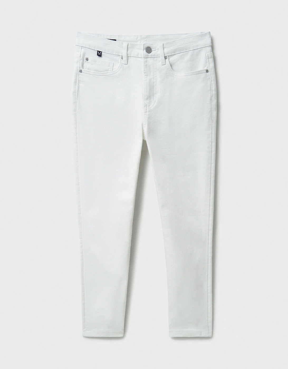 Women's Cropped Jeans White