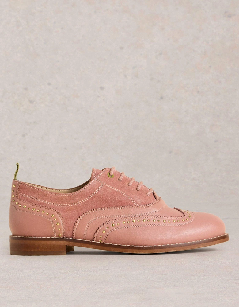 Thistle Studded Lace Up Brogue