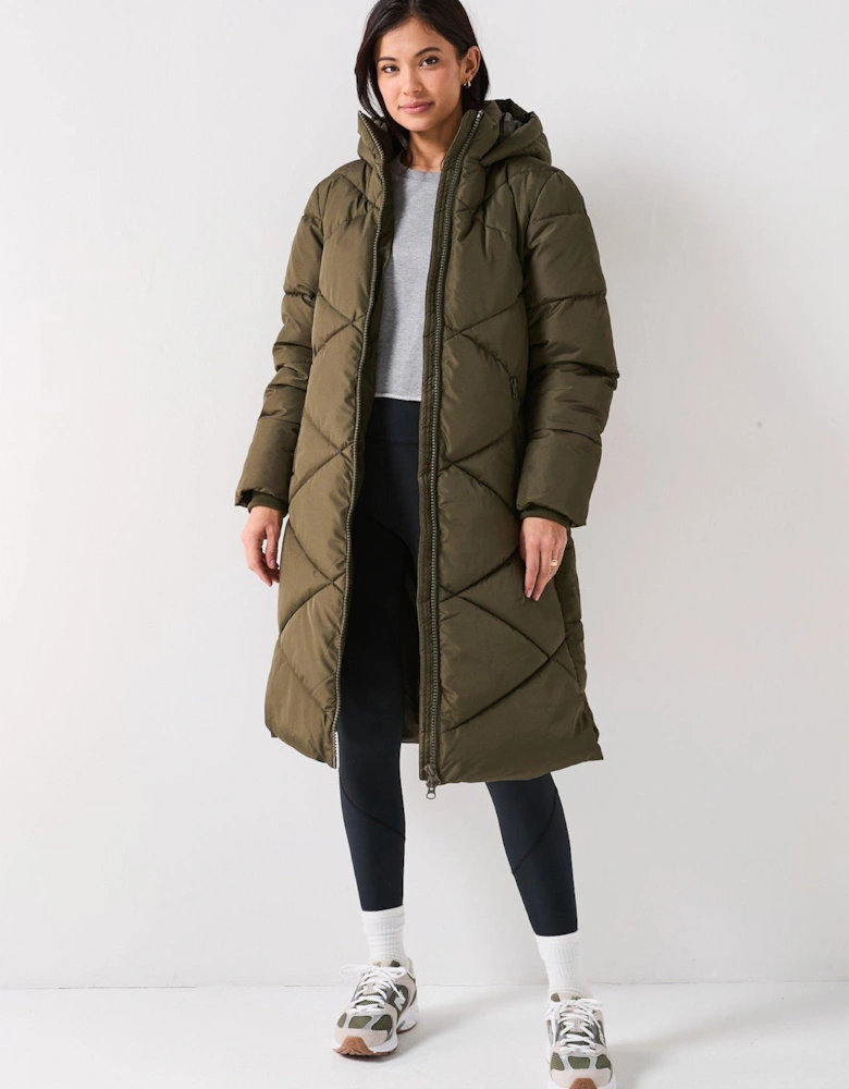 Vista Padded Hood Coat - Green