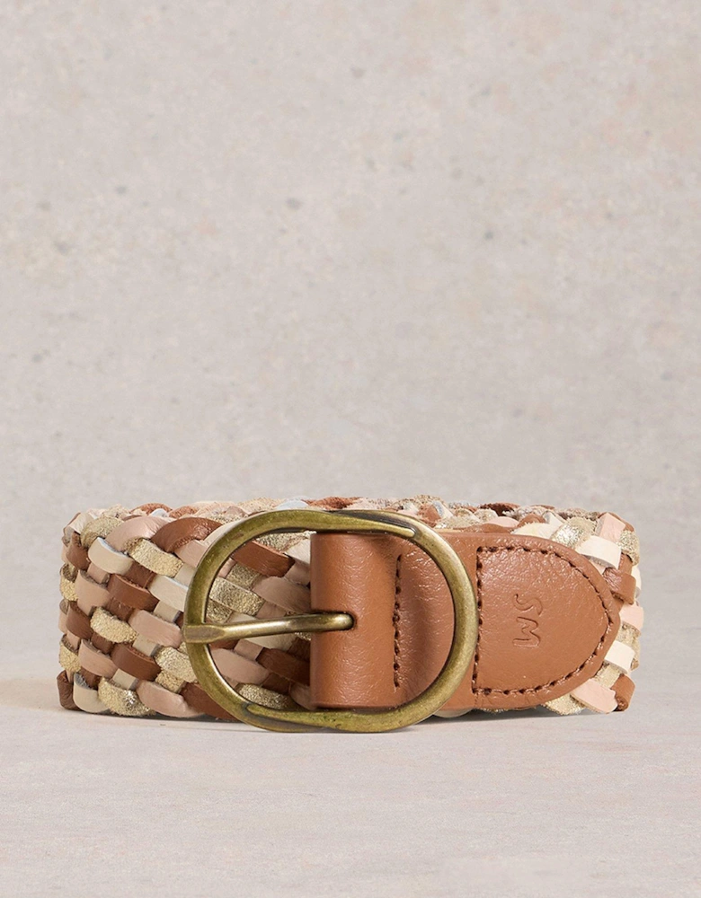 Leather Weave Belt