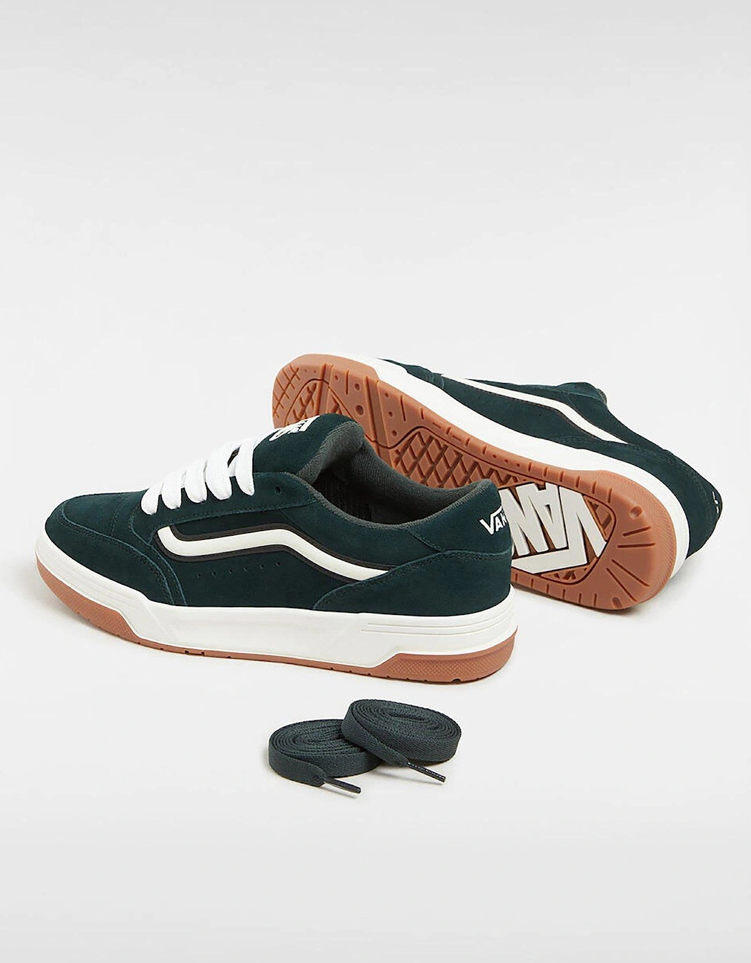 Men's Hylane Skate Trainers - Dark Green
