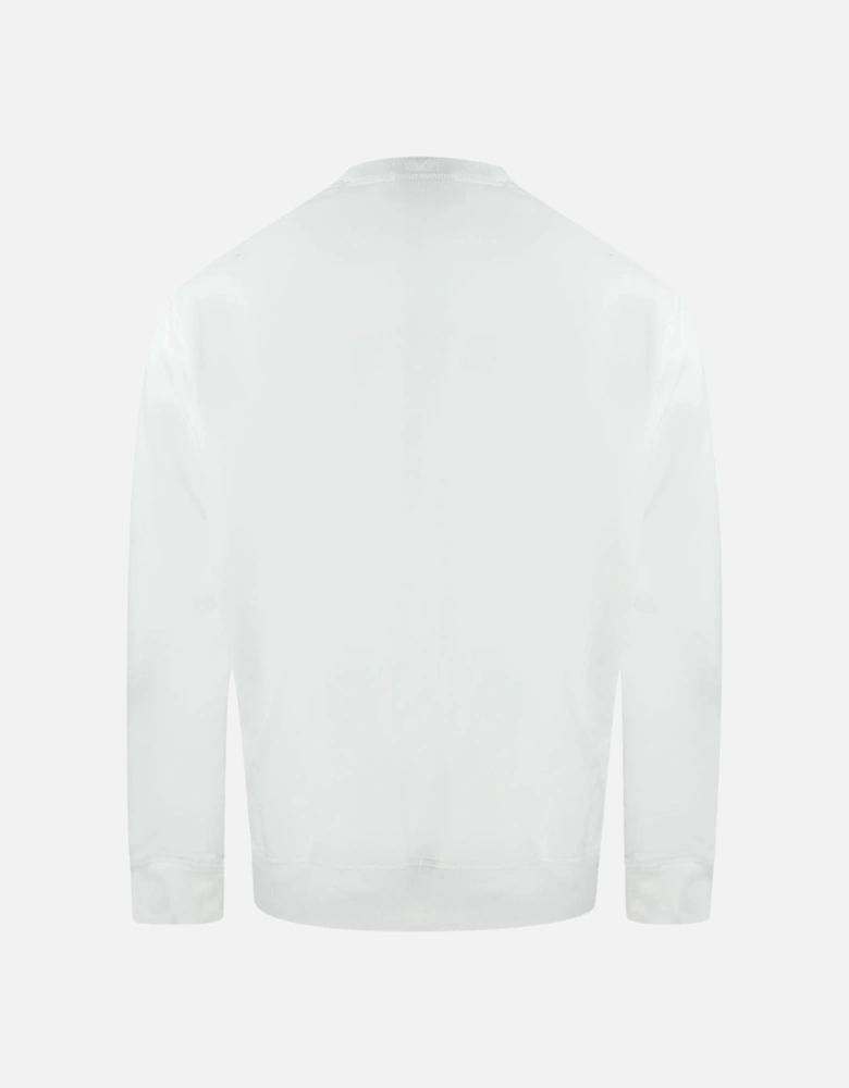 Icon Logo Cool Fit White Sweatshirt