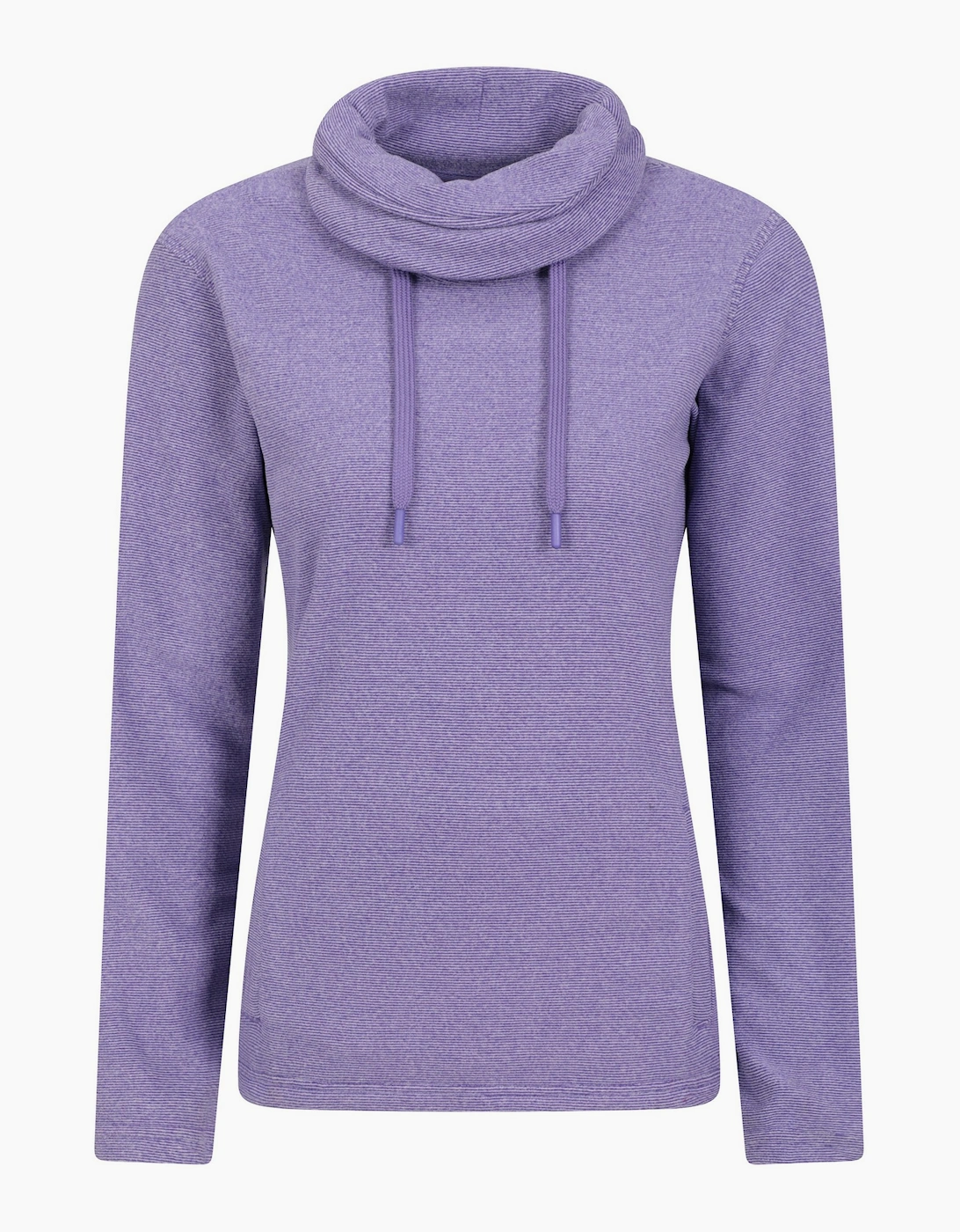 Mountain Warehouse Women's Purple / Hebridean Cowl Neck Fleece Top - Size 8