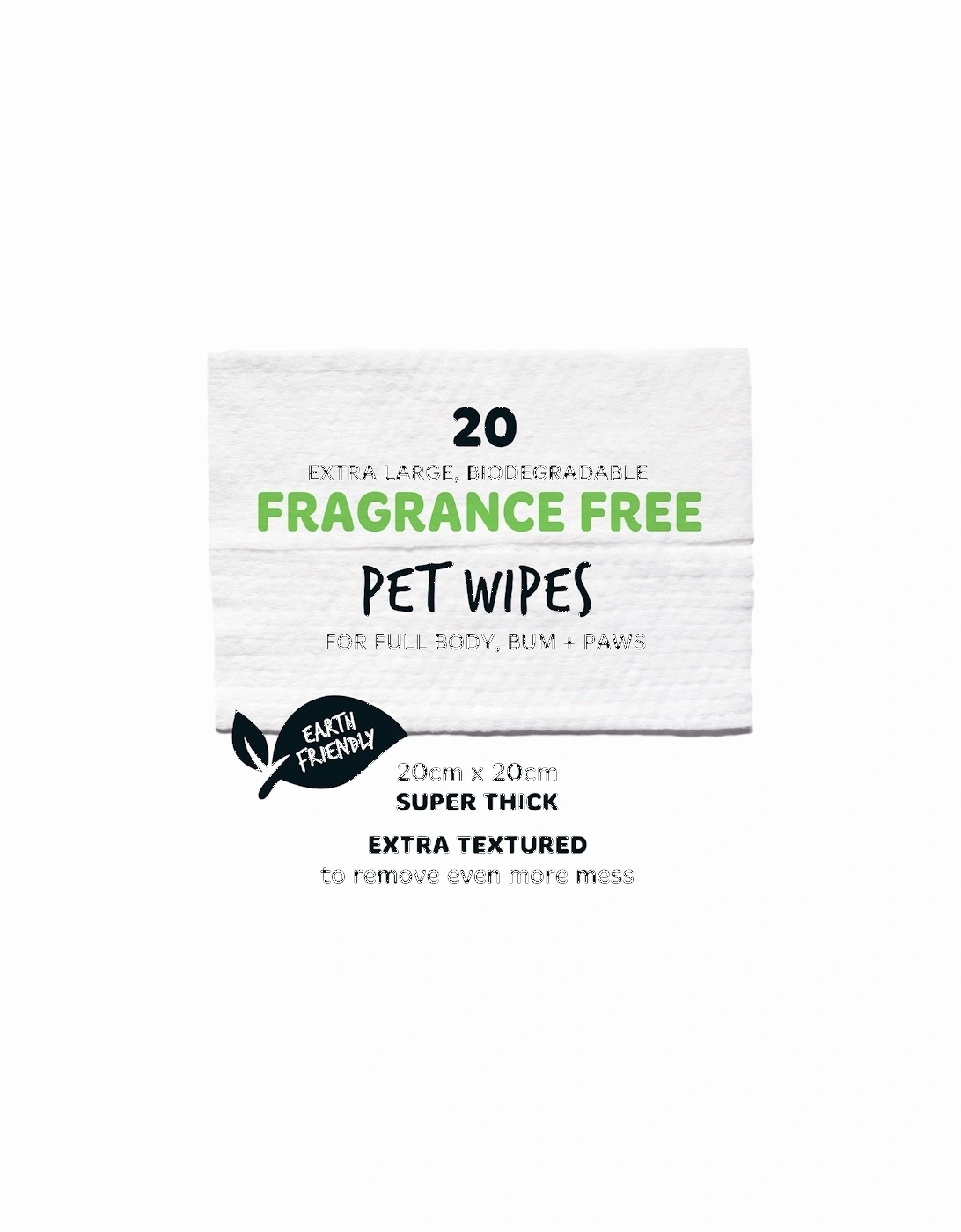 Pet Wipes Bio-Degradable 20 Pack (Travel)