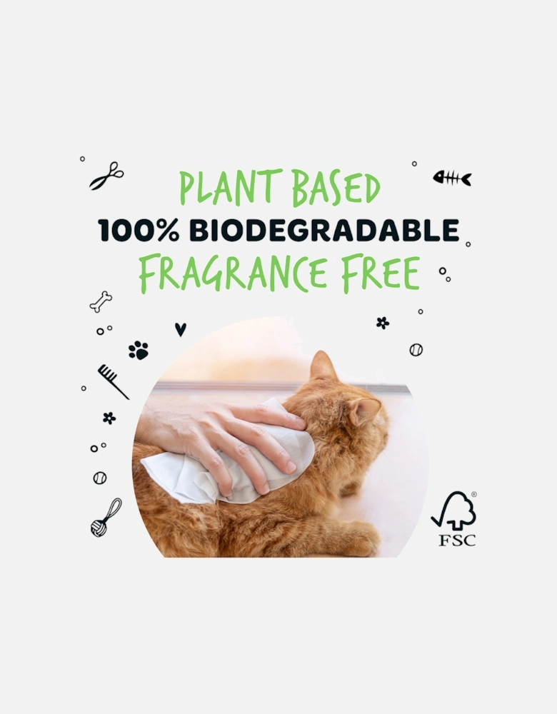 Pet Wipes Bio-Degradable 20 Pack (Travel)