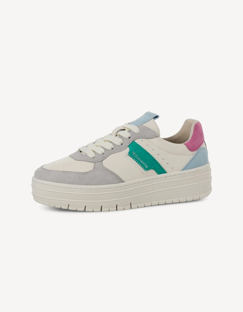 Women's 1-23773-43-902 Lace-up Trainer Multicolor