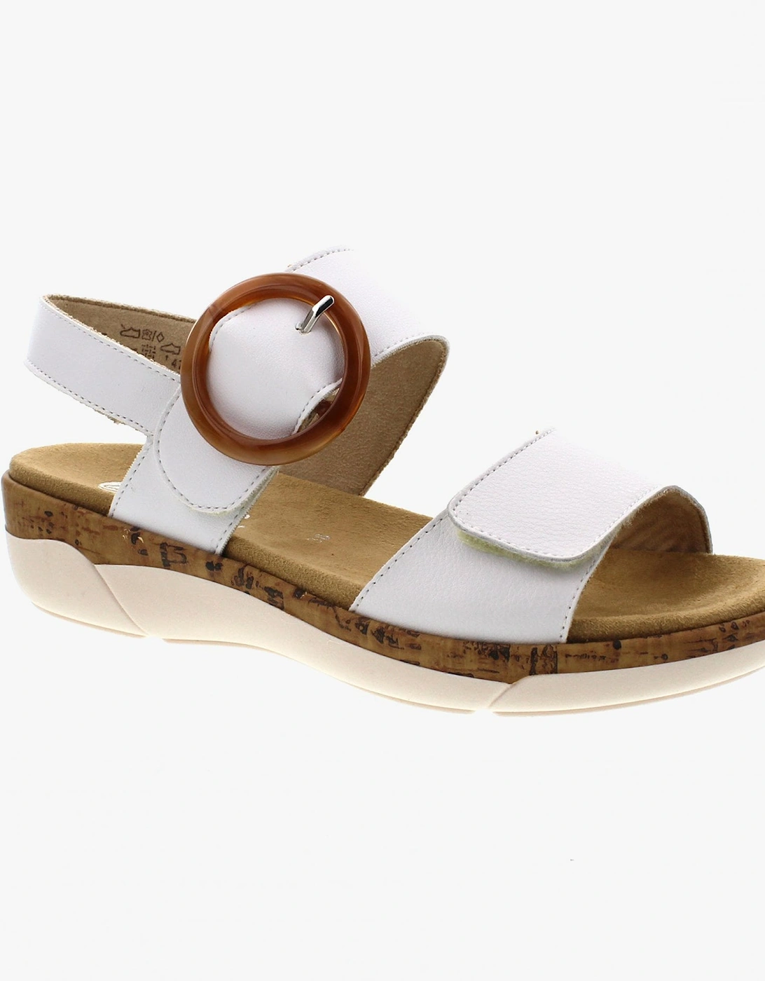 Remonte Women's White Jocelyn Sandals - Size: 6
