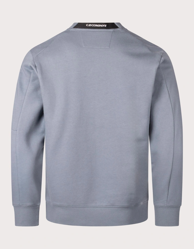 Diagonal Raised Lens Sweatshirt