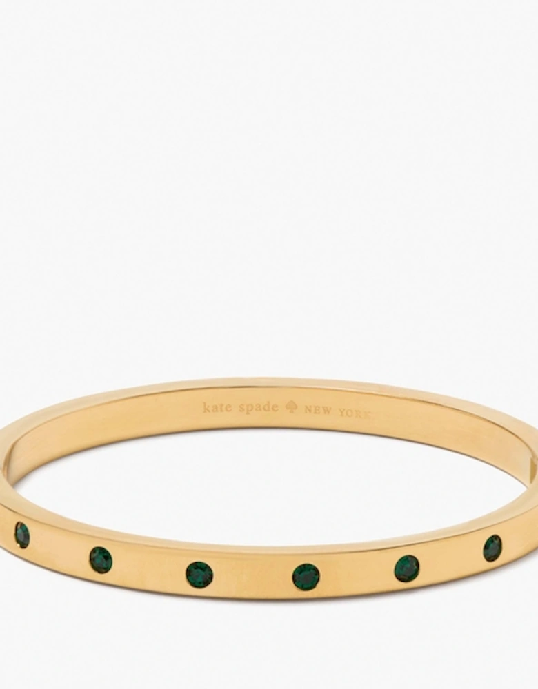 New York Set In Stone Gold-Tone Bangle