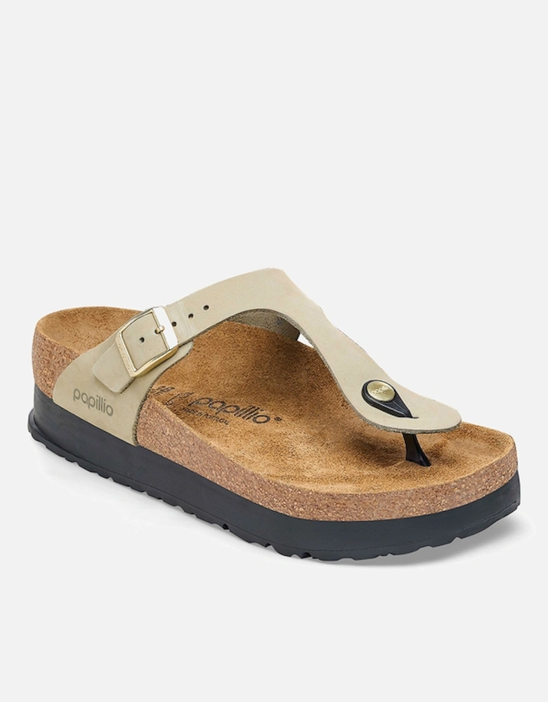 Birkenstock Women's Papillio Gizeh Nubuck Sandals