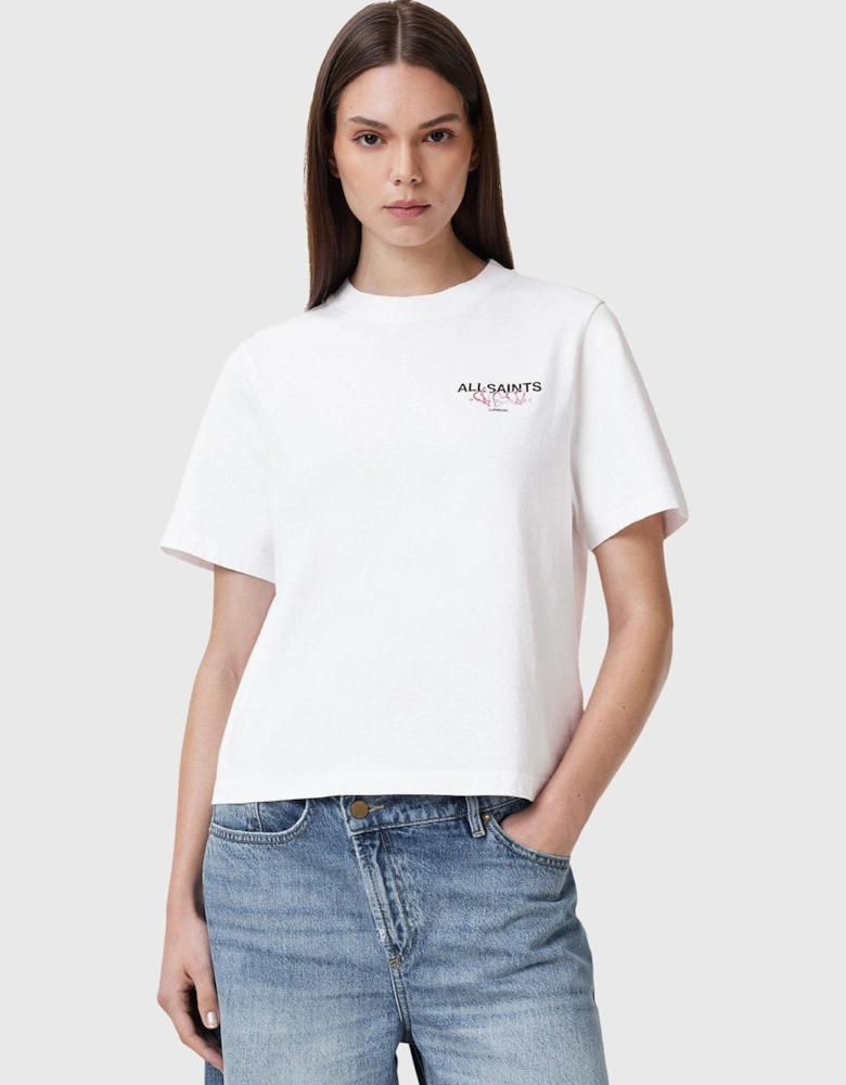 Amore Lisa Boxy Crew Neck T-Shirt - White