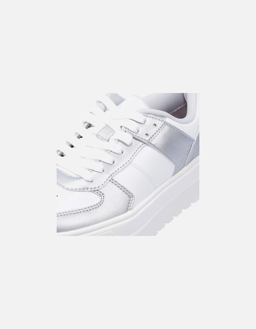 Hugo Lyssa Tennis Women's White/Silver Trainers