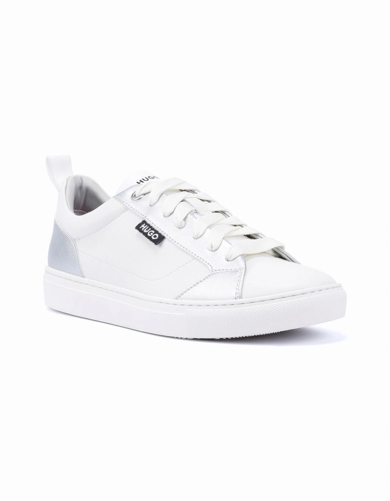 Hugo - 50529790-114 HUGO WOMENS MORRIE TENNIS WHITE/SILVER