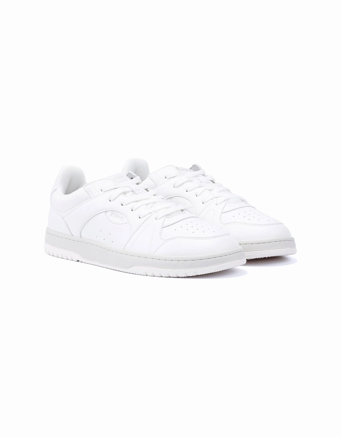 Hugo Hadrian Tennis Men's White Trainers, 9 of 8