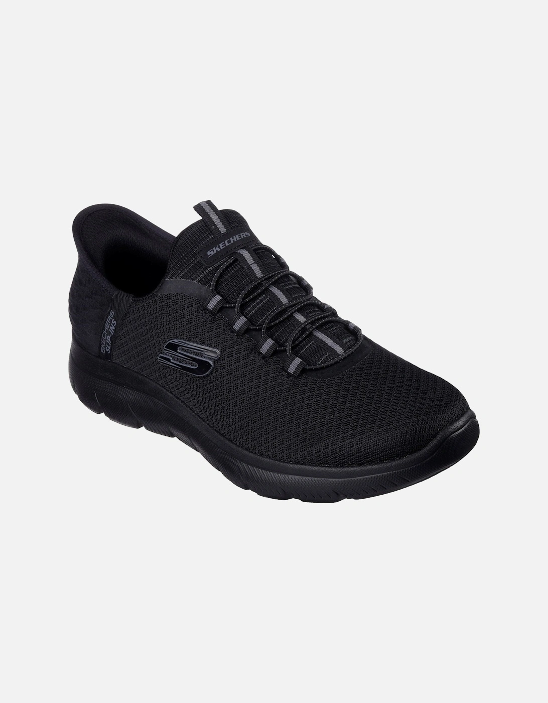 Mens Slip-ins: Summits - High Range 232457-BBK Black Slip On Shoe, 6 of 5