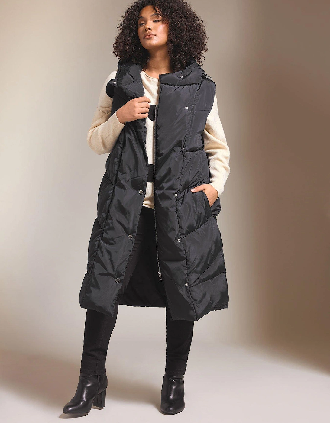 Padded Gilet - Black, 2 of 1