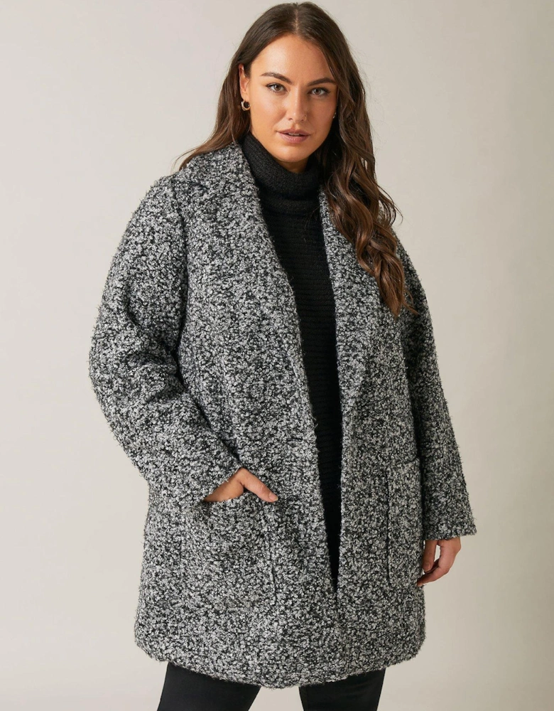 Boucle Coat - Black