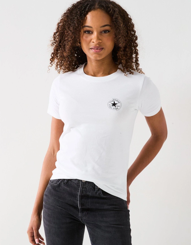 Chuck Taylor T-Shirt Left Chest Star - White