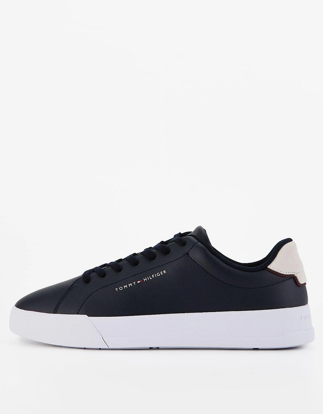 Leather Court Shoes - Navy, 2 of 1