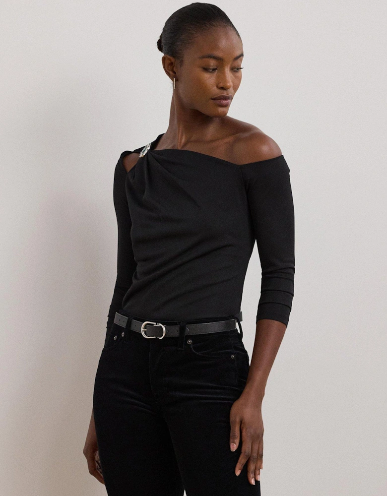 Elynn Long Sleeve Top - Black