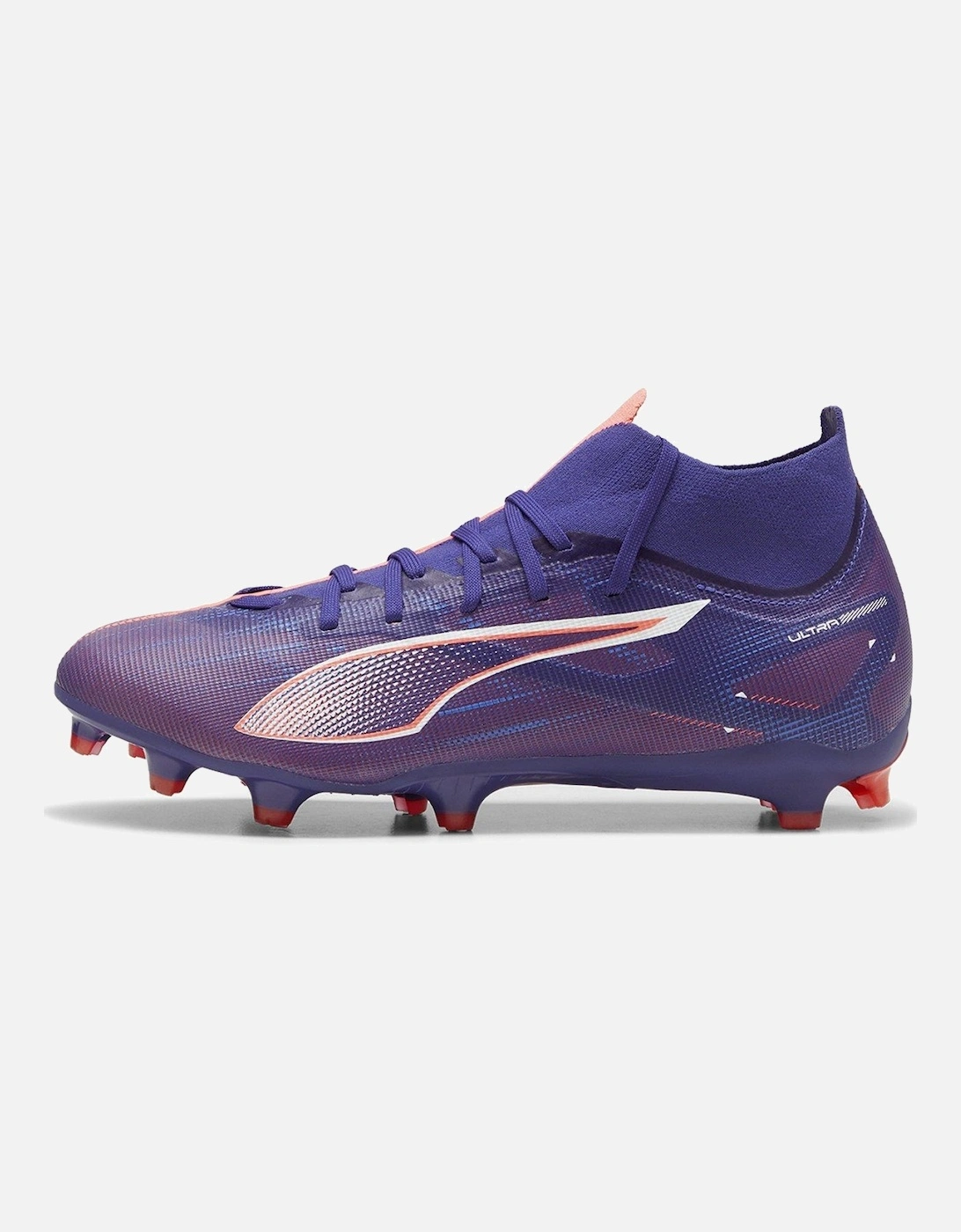 Mens Ultra 5+ Match Laceless Firm Ground Football Boots - Blue, 7 of 6
