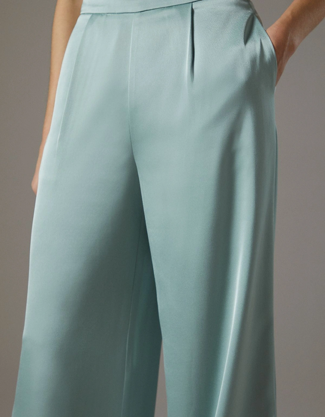 Satin Flare Trouser