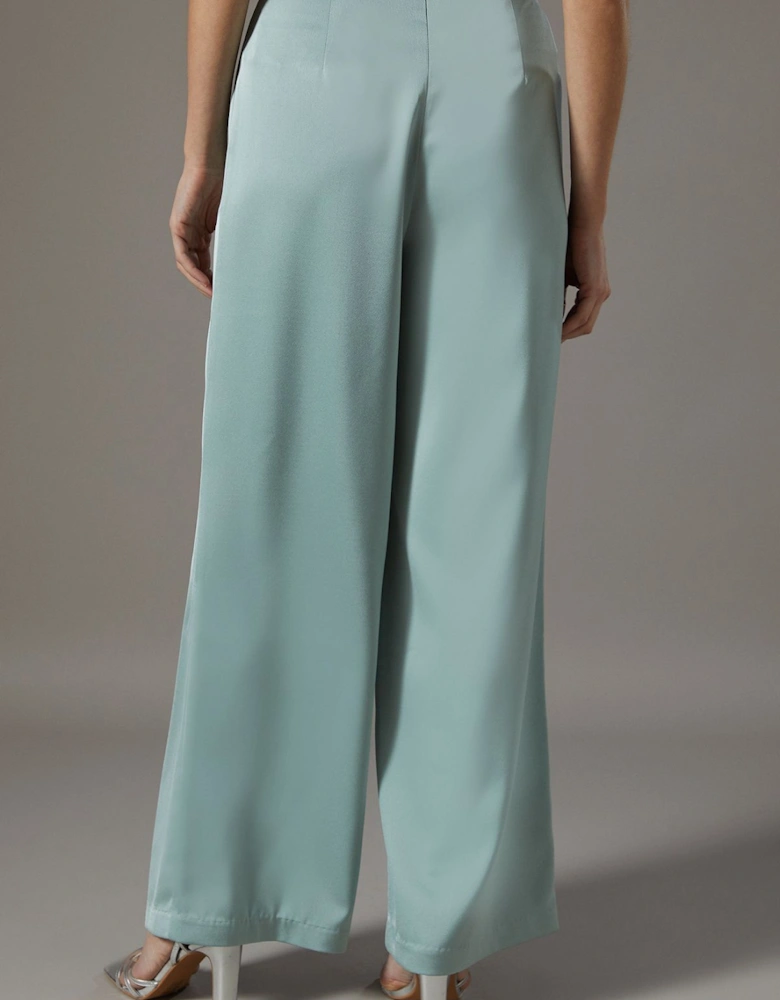 Satin Flare Trouser