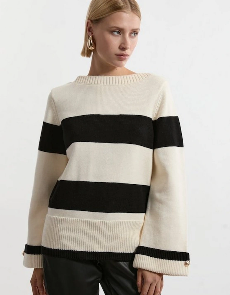 Knitted Stripe Jumper