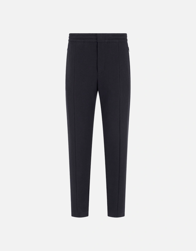 Elasticated Waist Trousers Navy