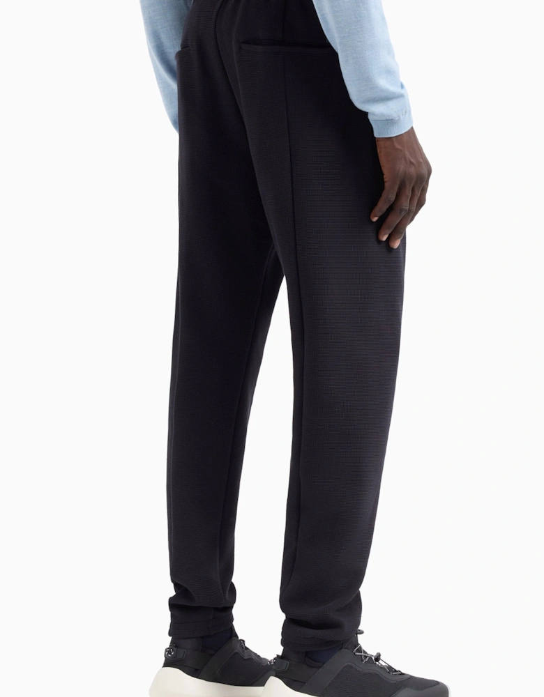 Elasticated Waist Trousers Navy