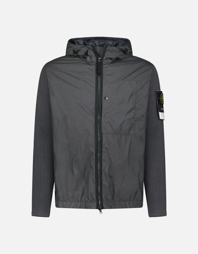 Crinkle Reps R-NY Wind Resistant Jacket in Lead Grey