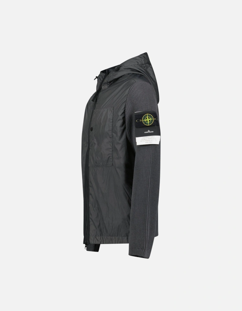Crinkle Reps R-NY Wind Resistant Jacket in Lead Grey