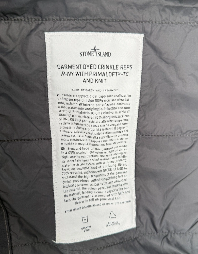 Crinkle Reps R-NY Wind Resistant Jacket in Lead Grey