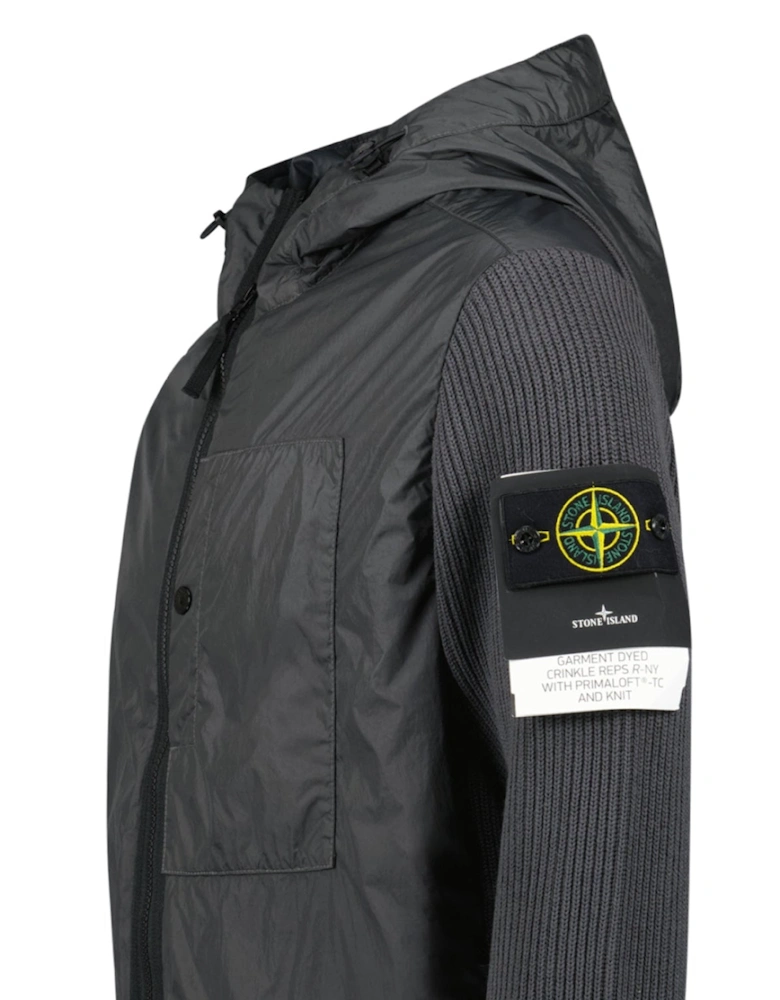 Crinkle Reps R-NY Wind Resistant Jacket in Lead Grey