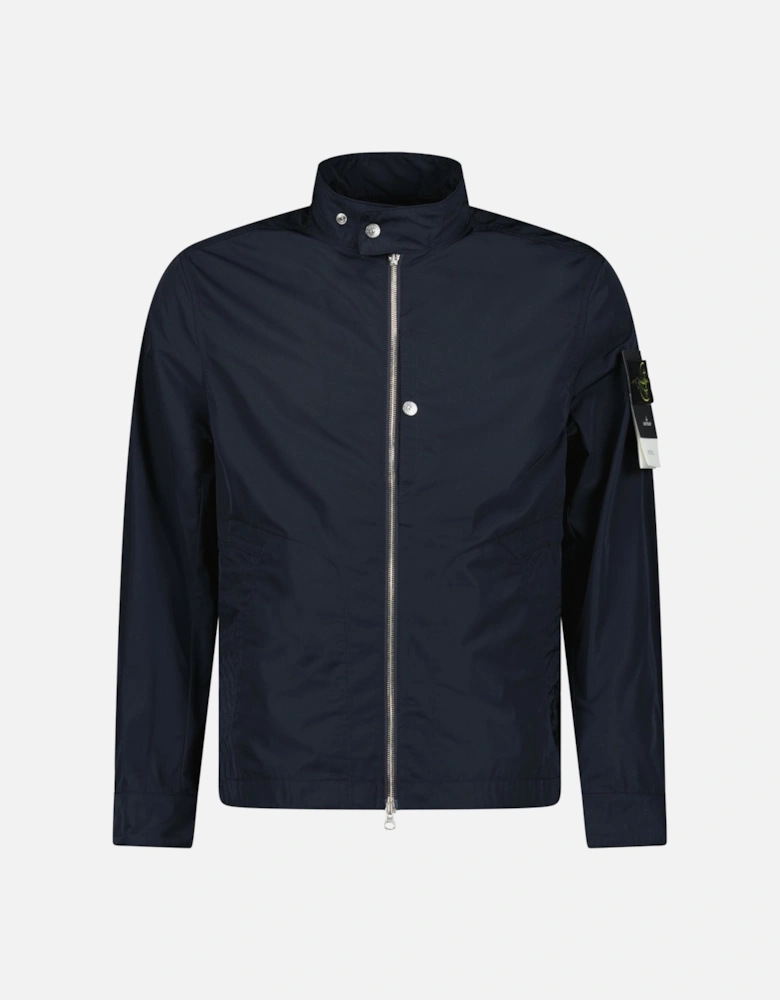 Micro Twill Blouson Jacket in Navy