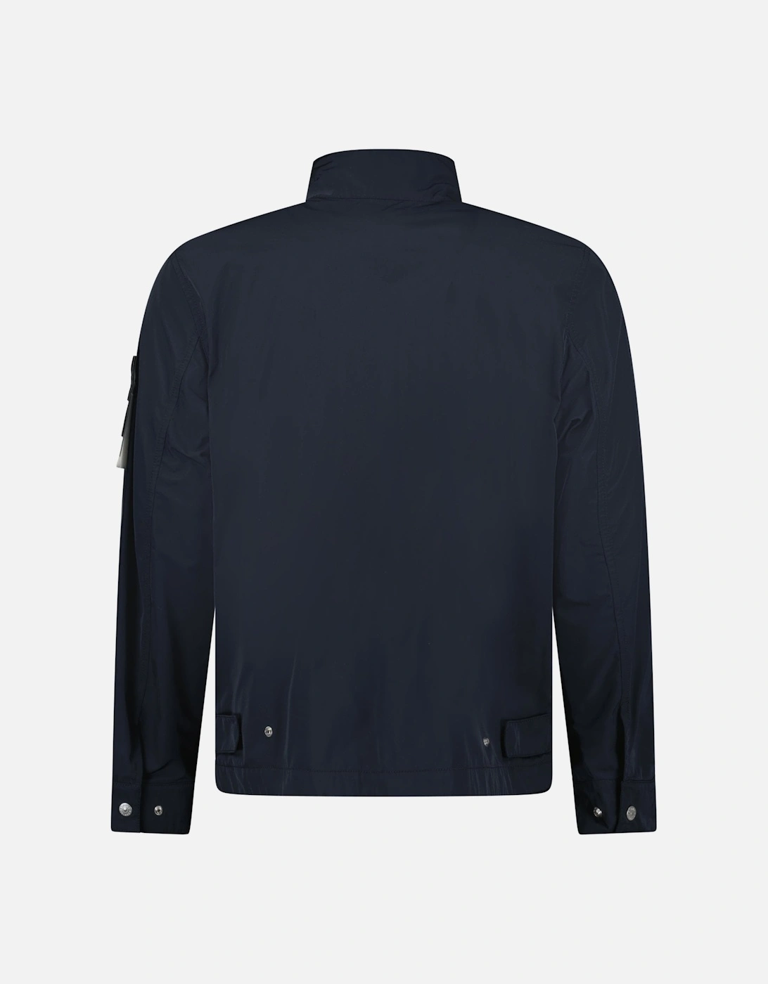 Micro Twill Blouson Jacket in Navy