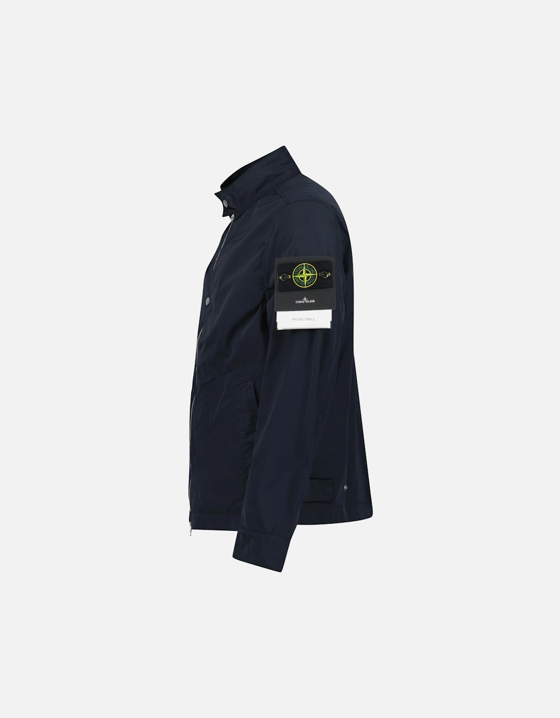 Micro Twill Blouson Jacket in Navy