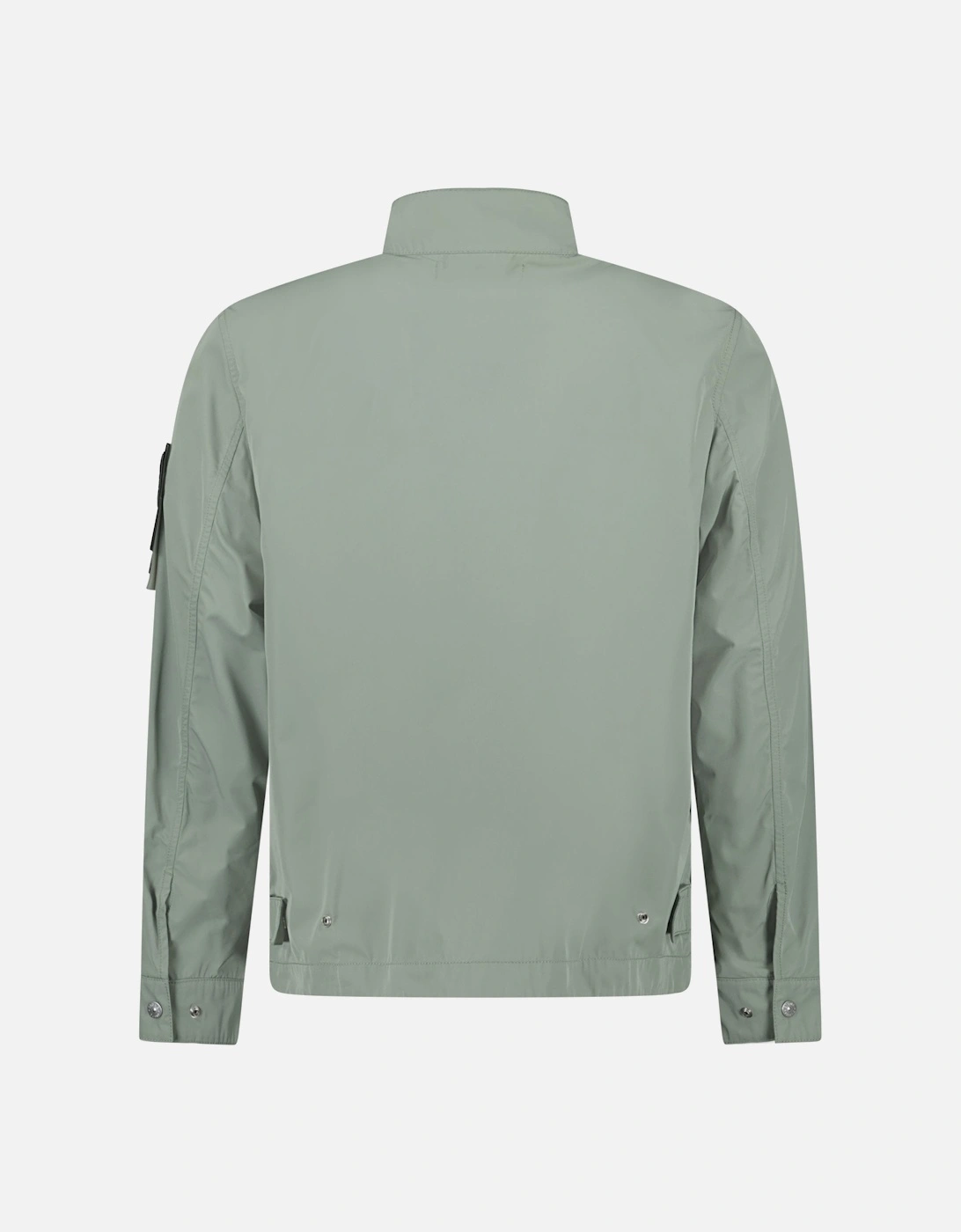 Micro Twill Blouson Jacket in Sage Green