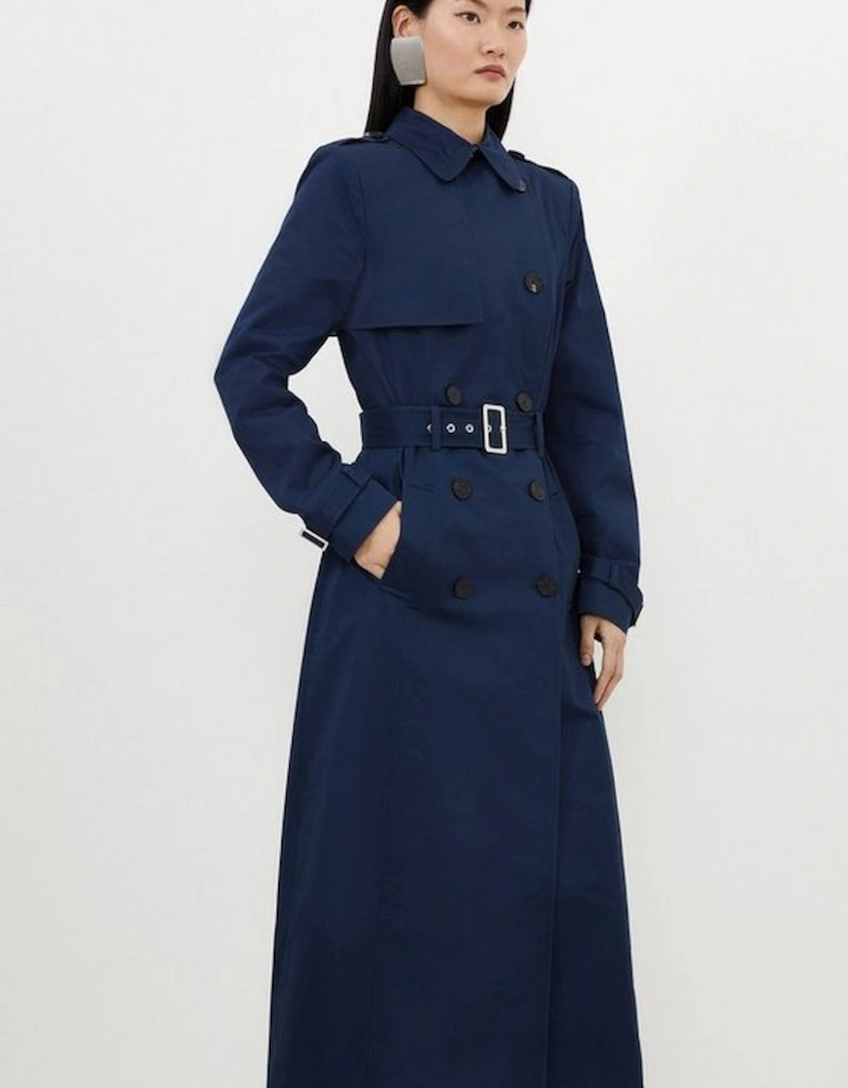 Tailored Classic Belted Trench Coat