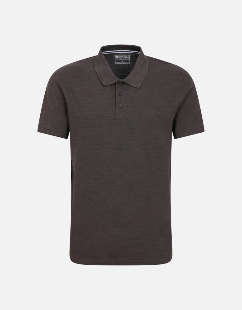 Mens Dawnay Textured Pique Polo Shirt